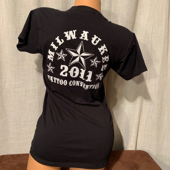 Sailing Ship Tattoo Art tee - Picture 3 of 5